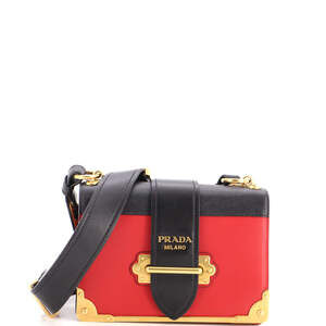 Prada Cahier Crossbody Bag Leather And #322132P12B